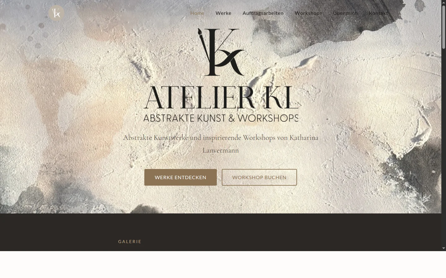 Screenshot von Atelier KL