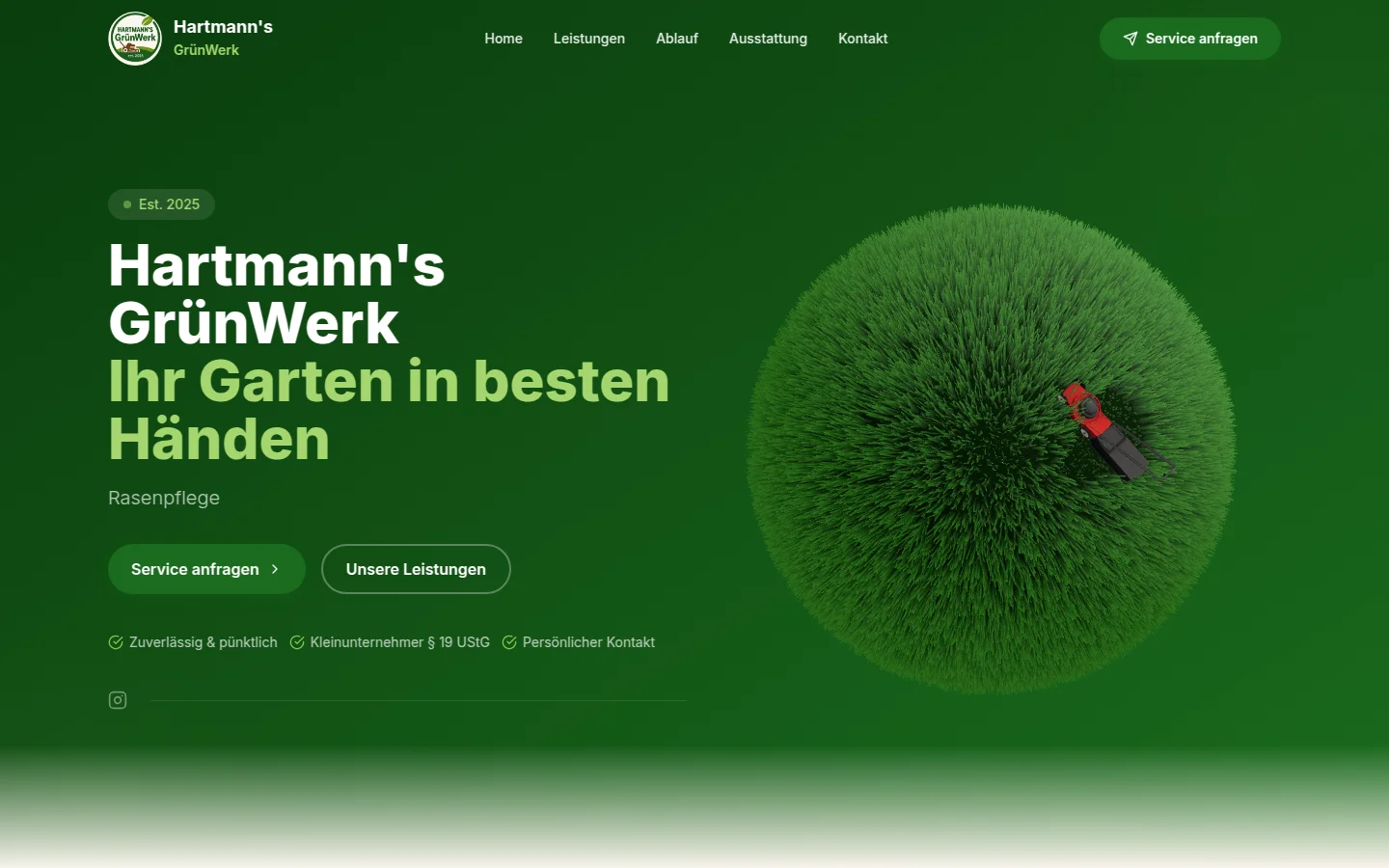 Screenshot von Hartmann-GrünWerk